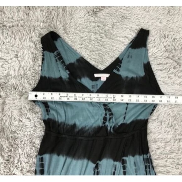 ROMEO AND JULIET COUTURE Maxi Dress Tie and dye Small Dark Blue & Black - Picture 6 of 8
